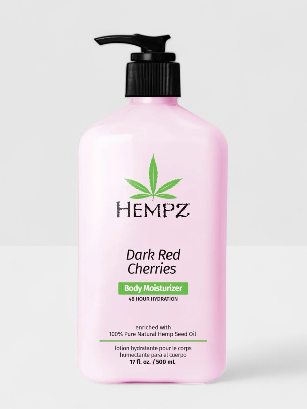 Hempz Dark Red Cherries Body Moisturizer 17 oz Sweet Cherry Lotion New Sealed